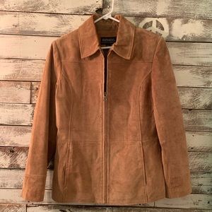Bernardo Women’s Brown Leather Suede Jacket